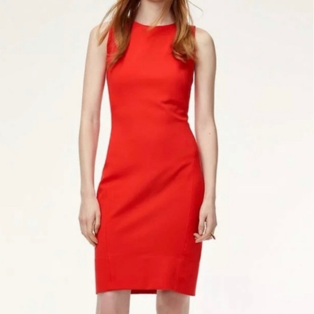 Babaton Vibrant Red Midi Dress